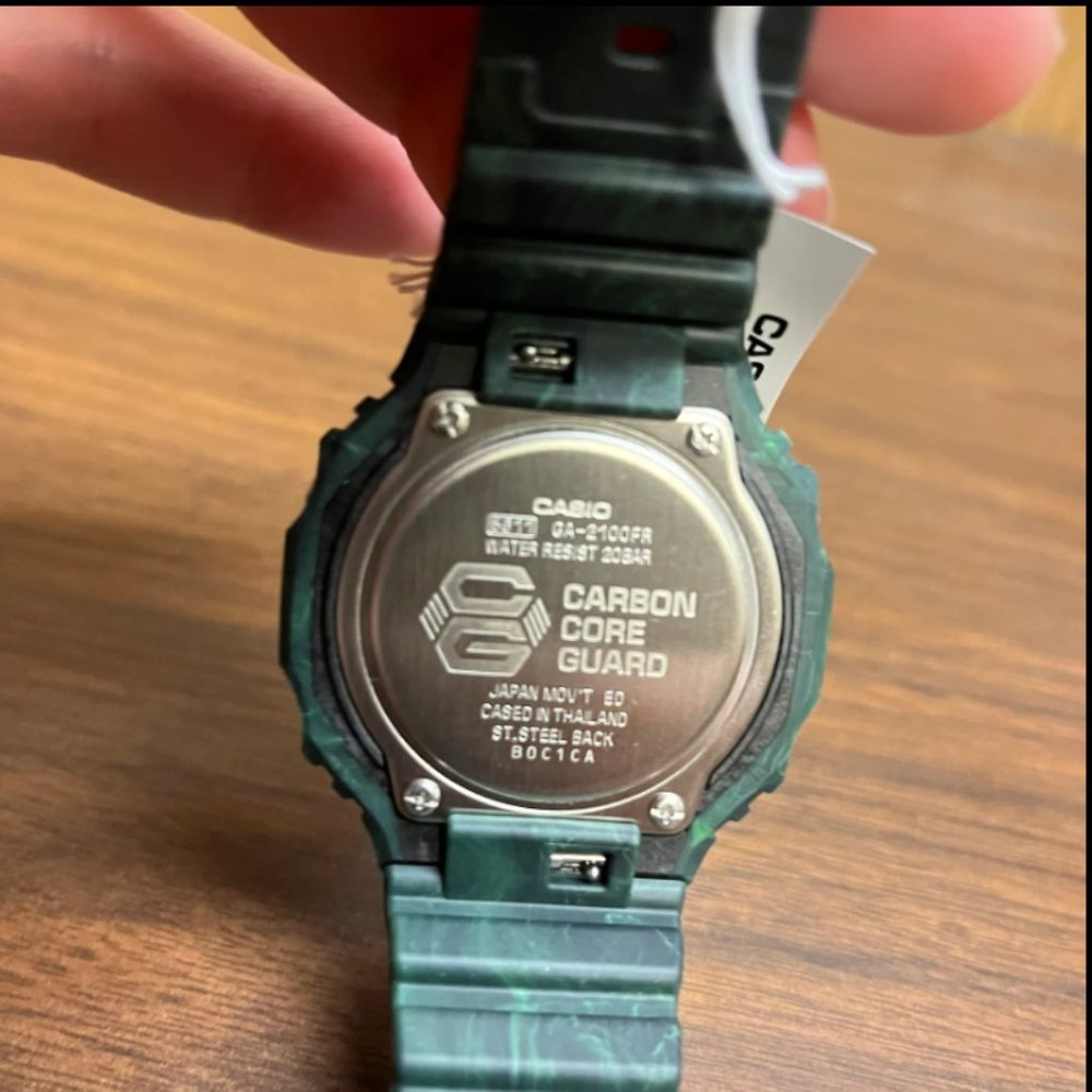 Casio G-Shock GA-2100FR-3A Forest Green/Black/White Watch